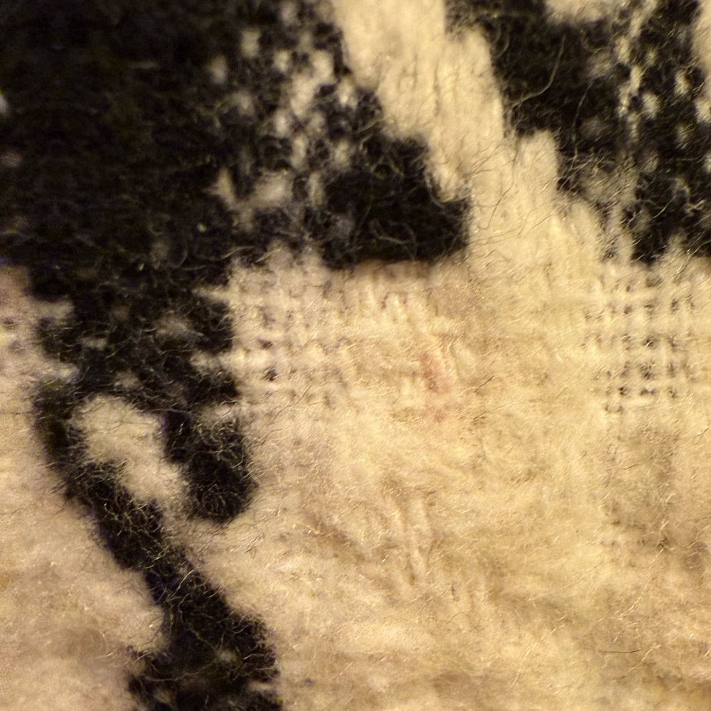 NWT Umgee Cream and Black Oversized Cardigan - Size Small - Picture 12 of 12